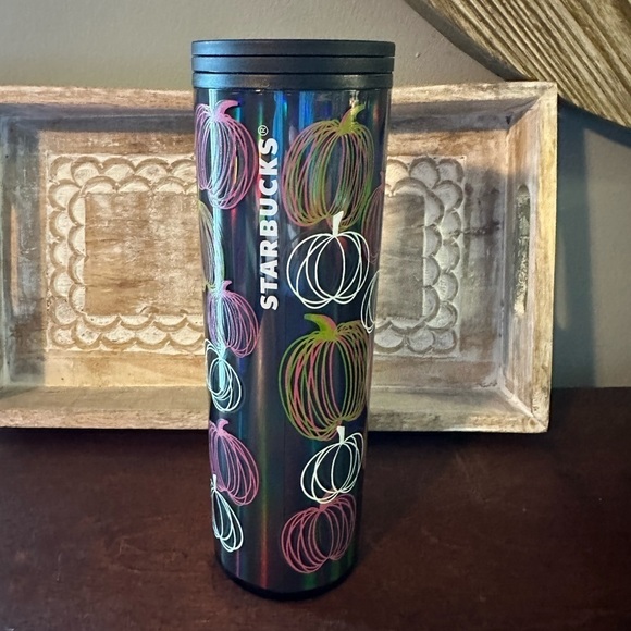 Starbucks Halloween 2023 Pumpkin Glow in the Dark 16oz Tumbler - Picture 2 of 5